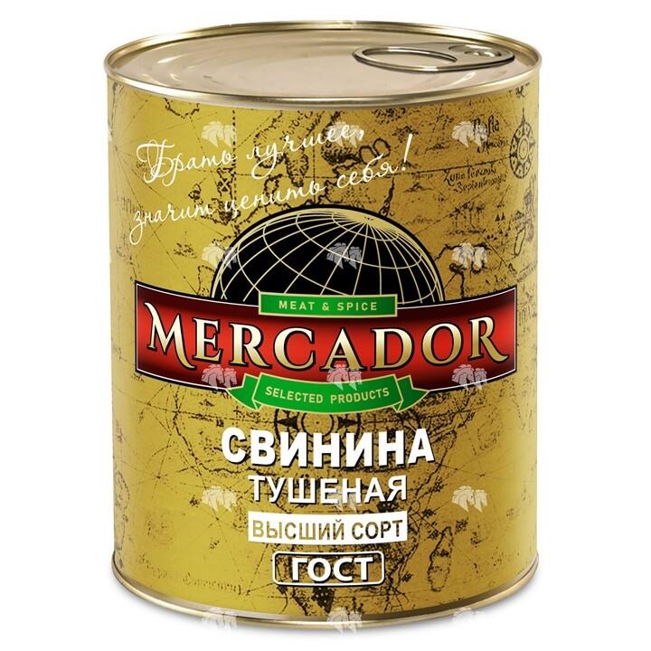 Свинина тушеная высший сорт, ГОСТ, 338 г