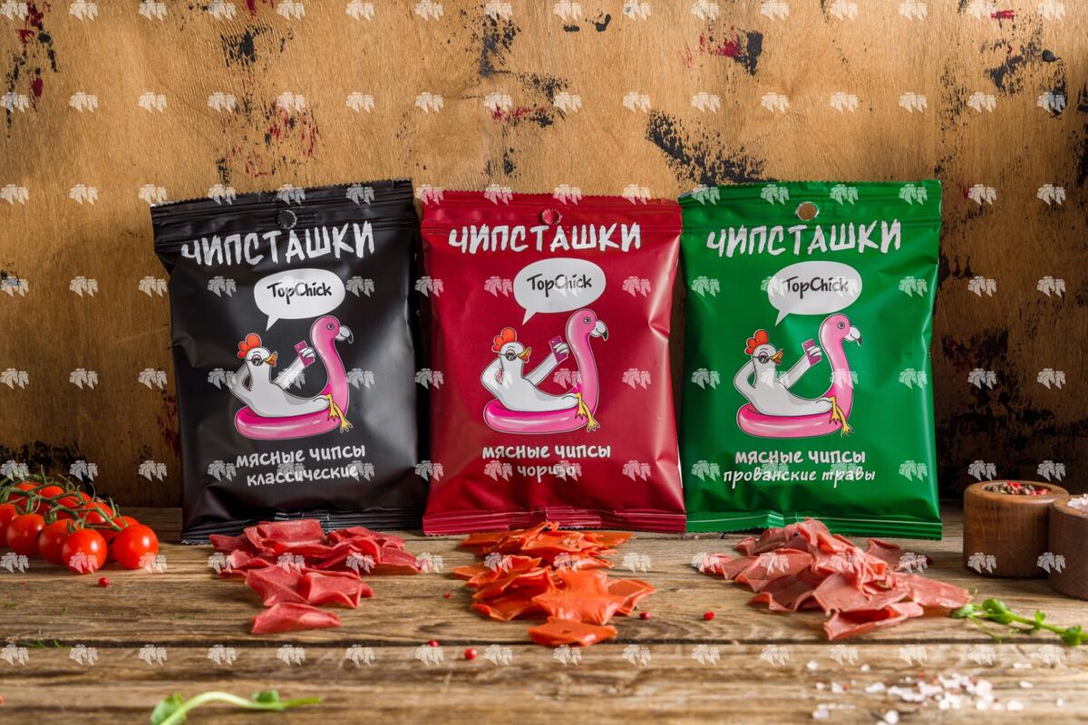 Мясные чипсы "Классические" сыровяленые