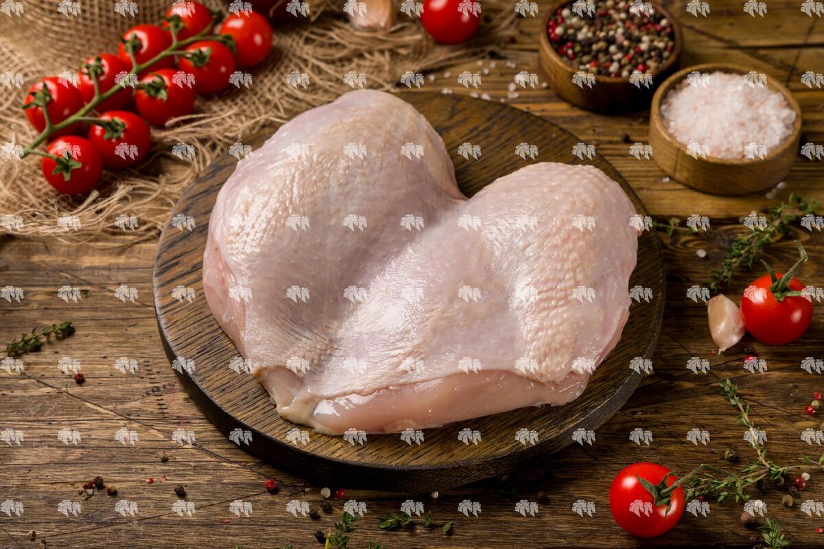 Филе грудки с кожей (курица)